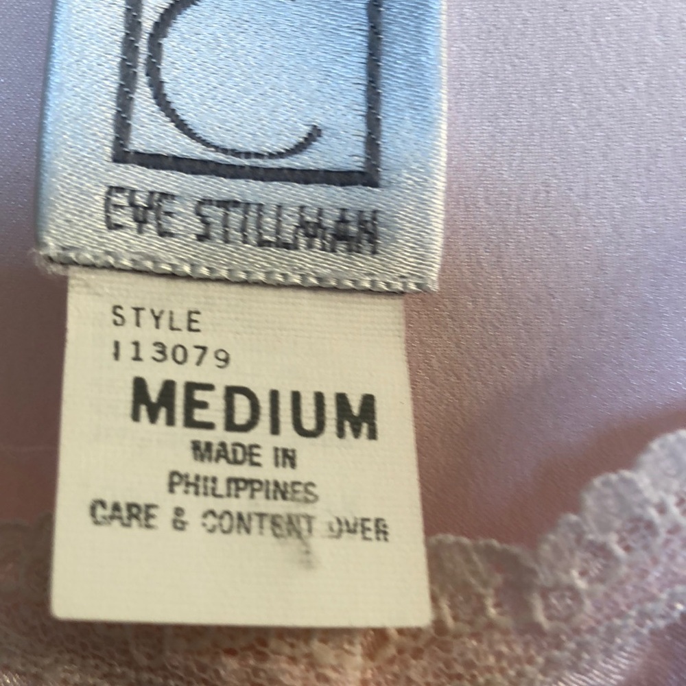 VTG Eve Stillman Lace Embroidered Nightgown size M - Picture 4 of 12